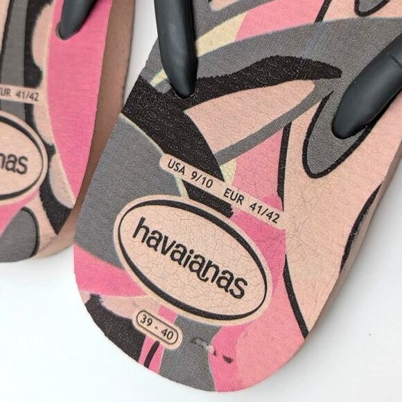 Havaianas Slim High Trend Flip Flops Sandals Ballet Rose Size US9/10 EU41/42 - Picture 7 of 12